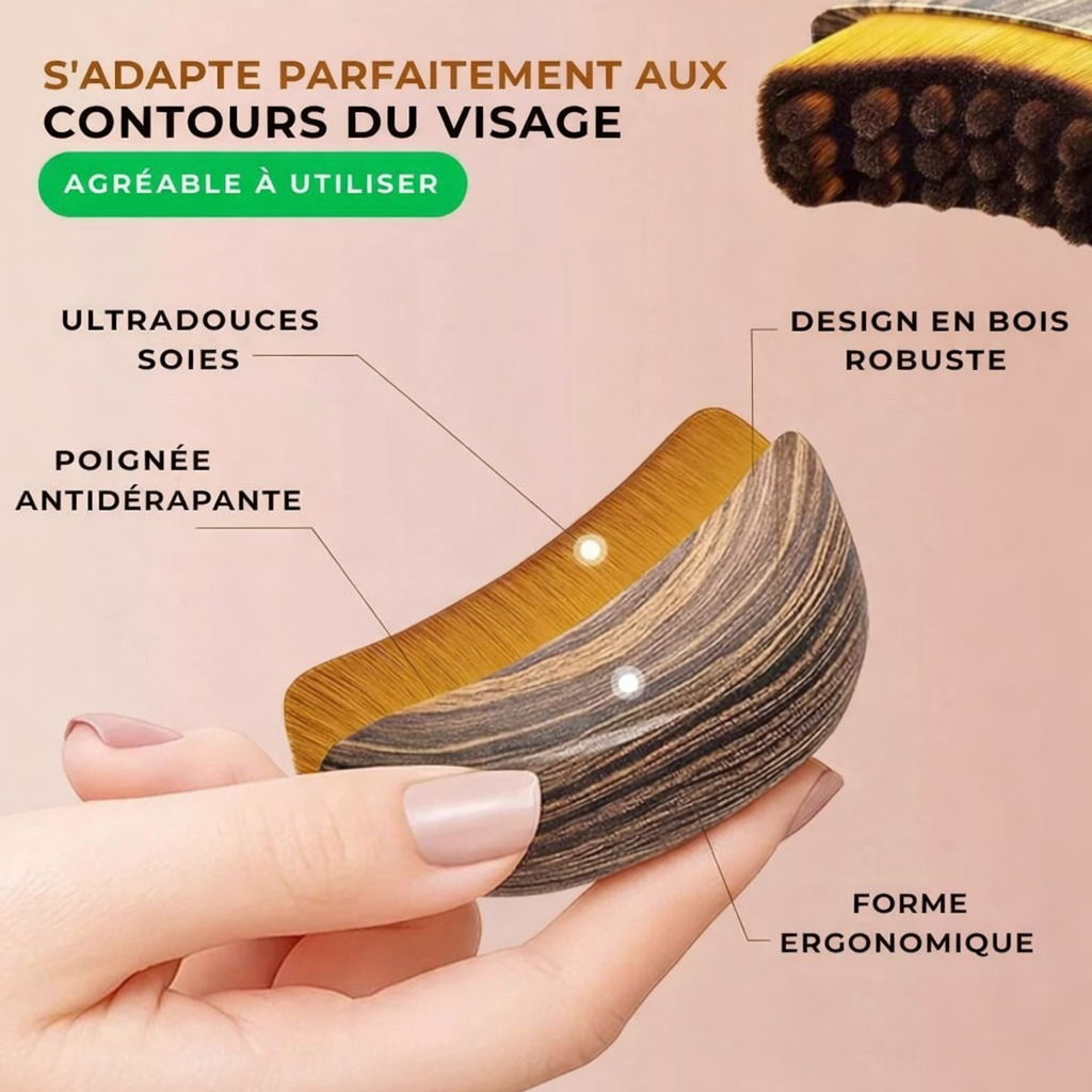 Brosse de drainage lymphatique pour le visage – Peau plus ferme et fraîche ✨